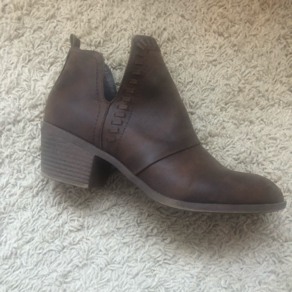 Brown booties